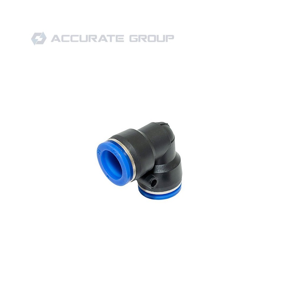 Złączka pneumatyczna wtykowa kątowa 6 mm - ZWK.06