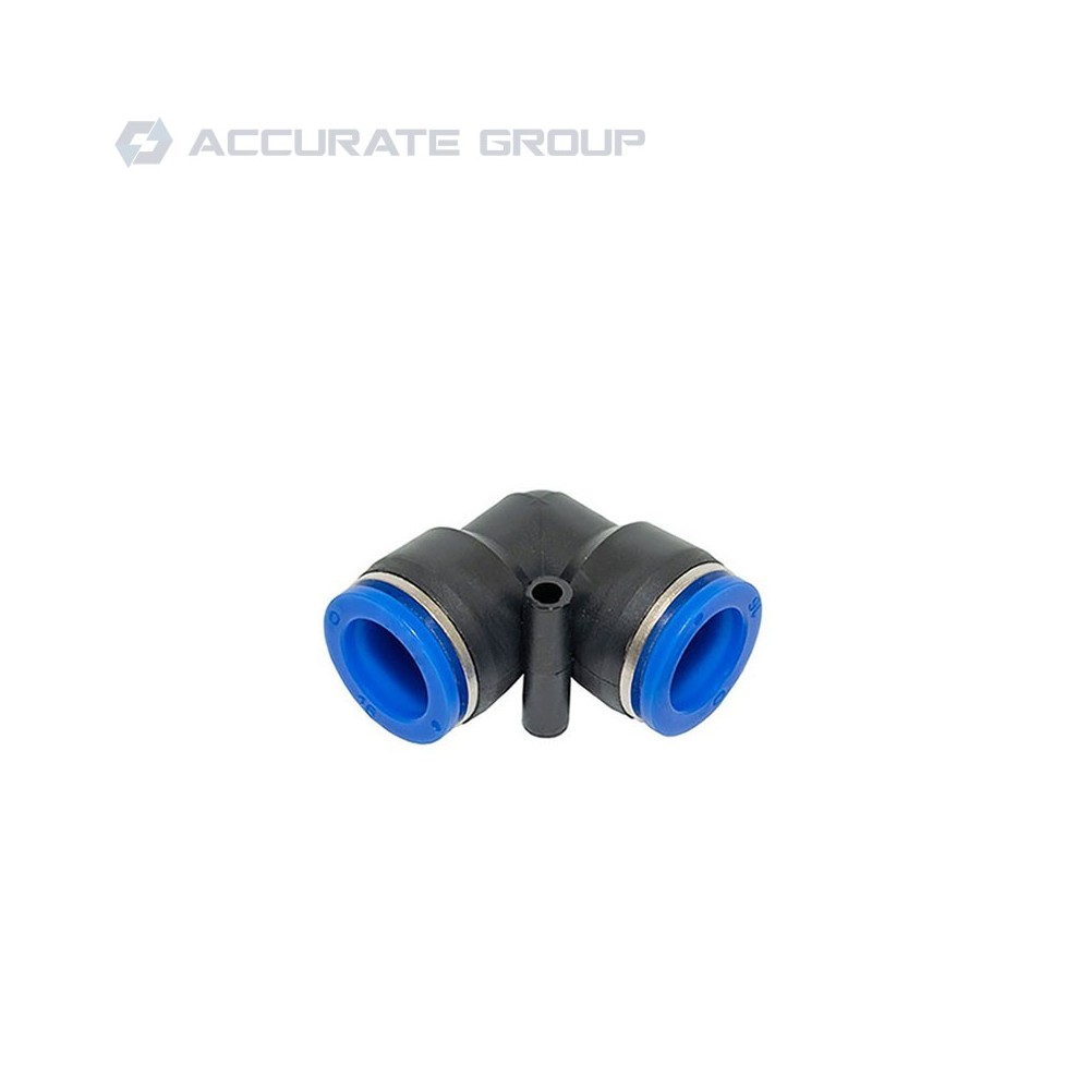 Złączka pneumatyczna wtykowa kątowa 6 mm - ZWK.06
